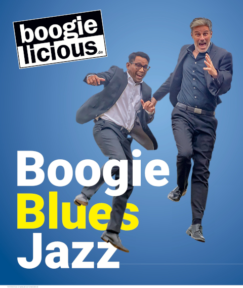 Plakat f�r das Konzert der Band Boogielicious