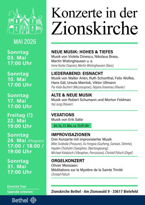 Konzerttermine im Mai