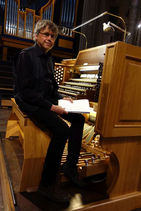 Thomas Greif an der Orgel